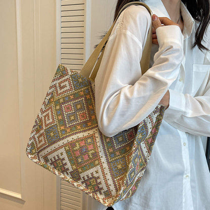 Petra Heritage Canvas Tote – Everyday Desert Luxury
