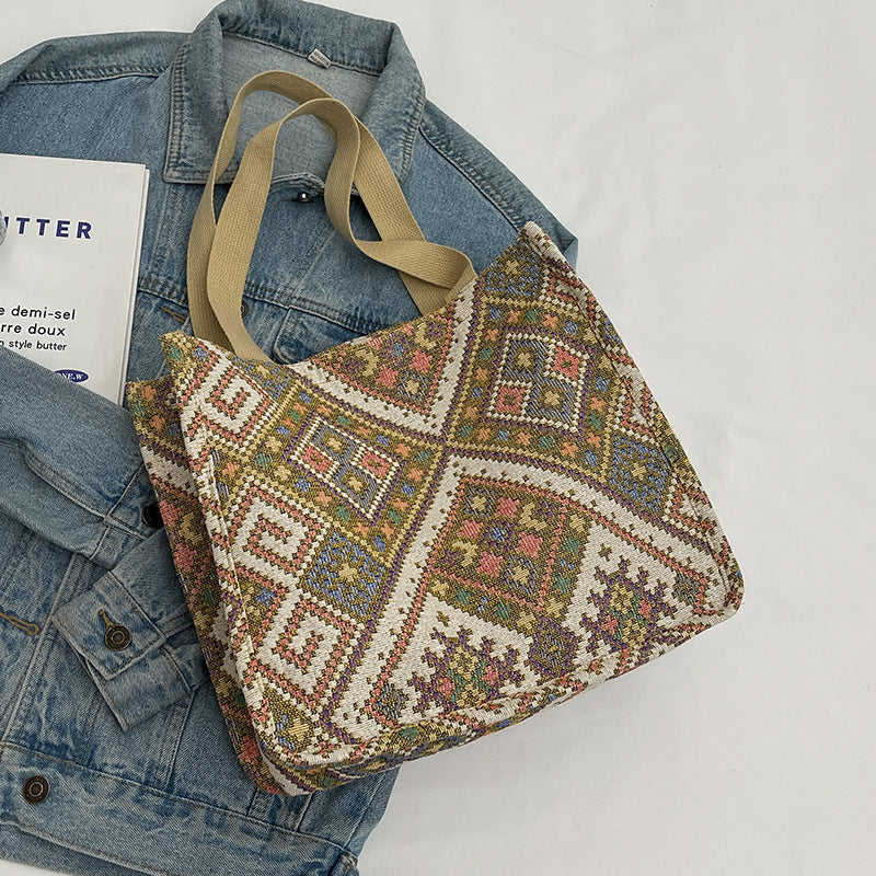Petra Heritage Canvas Tote – Everyday Desert Luxury