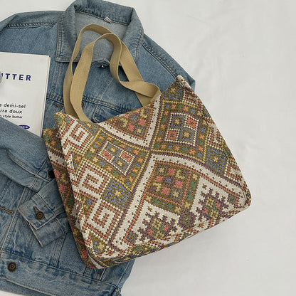 Petra Heritage Canvas Tote – Everyday Desert Luxury