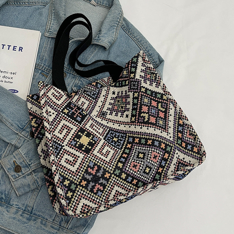 Petra Heritage Canvas Tote – Everyday Desert Luxury