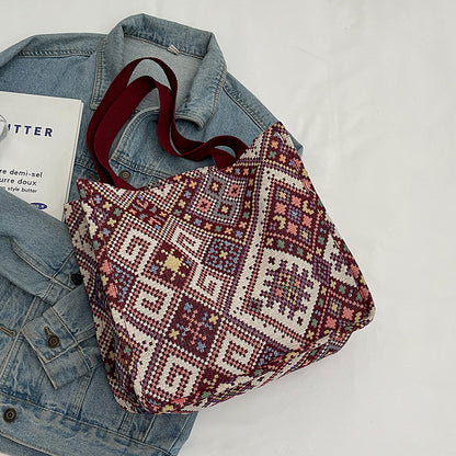 Petra Heritage Canvas Tote – Everyday Desert Luxury